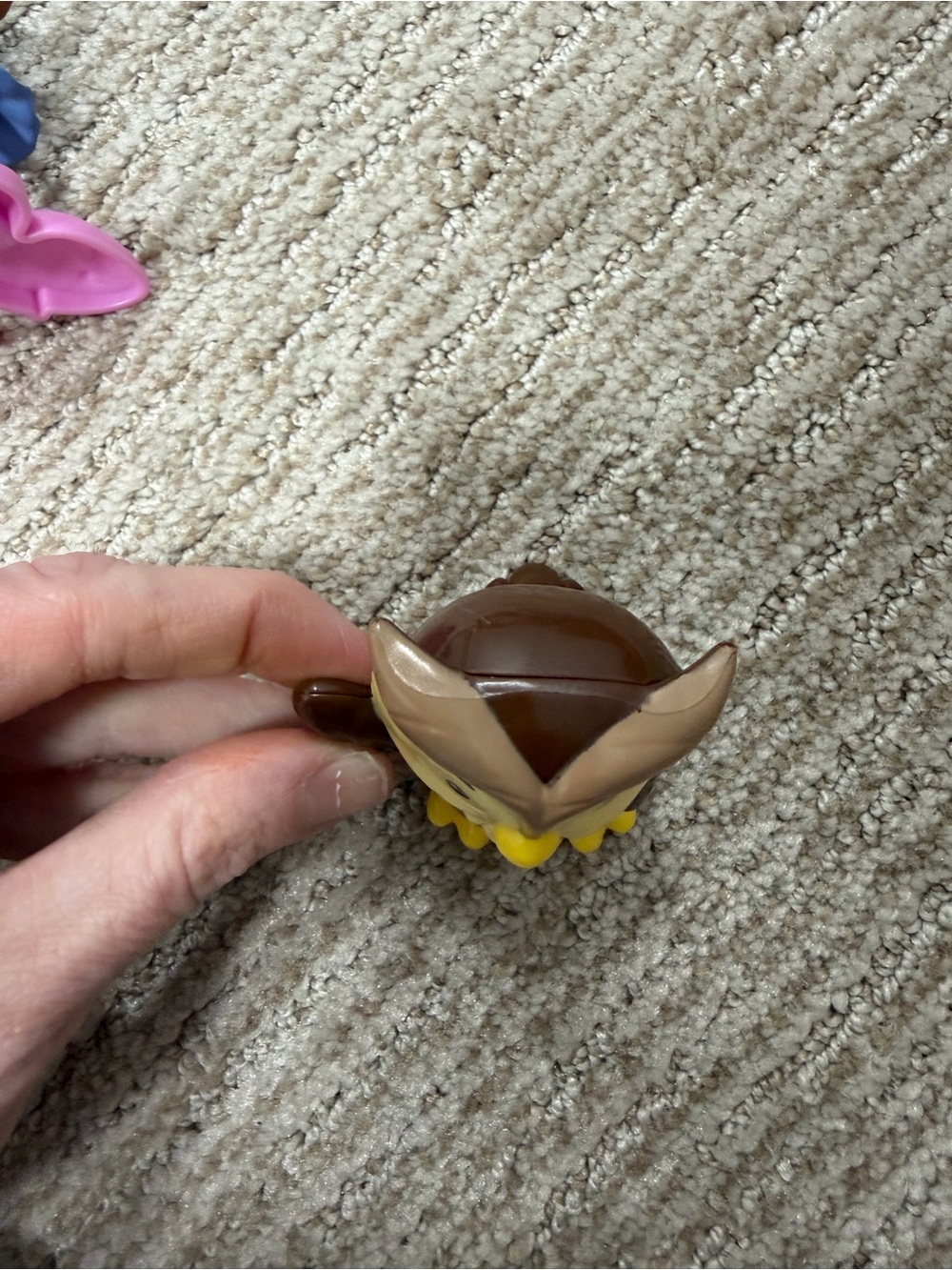 Little People Owl Figure Toy in Brown & Yellow - Kids - Picture 4 of 4